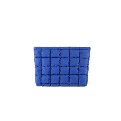 Polyester Lining Square Feather Bag 2024 Trend Pure Color Clutch Bag voor modieuze vrouwen