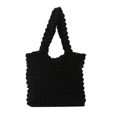 Persoonlijkheid Bubble Flower Quilted Underarm Tote Shopping Bag Wrinkle Cloud Bags voor vrouwen