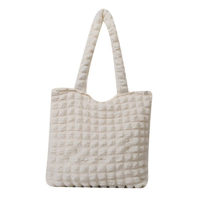 Persoonlijkheid Bubble Flower Quilted Underarm Tote Shopping Bag Wrinkle Cloud Bags voor vrouwen