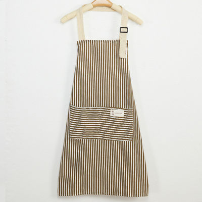 Aanpassen Keuken Schort Met Logo Katoenen Linnen Serveerpersoneel Uniform Voor Restaurant Bar