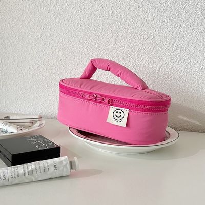 Gepersonaliseerde Koreaanse polyester make-up zak voor de lente opslag Levering in 15 dagen