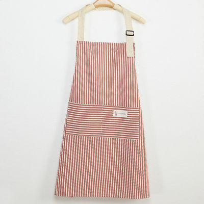 Aanpassen Keuken Schort Met Logo Katoenen Linnen Serveerpersoneel Uniform Voor Restaurant Bar