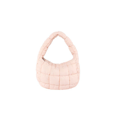 Gepersonaliseerde kleur handtas 2024 Trend Gattice Pattern Cotton Bag voor modieuze vrouwen