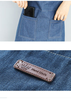 Waterbestendig denim schort OEM/ODM Acceptabel Machine Wasbaar voor Chef Keuken BBQ