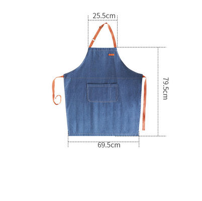 Waterbestendig denim schort OEM/ODM Acceptabel Machine Wasbaar voor Chef Keuken BBQ