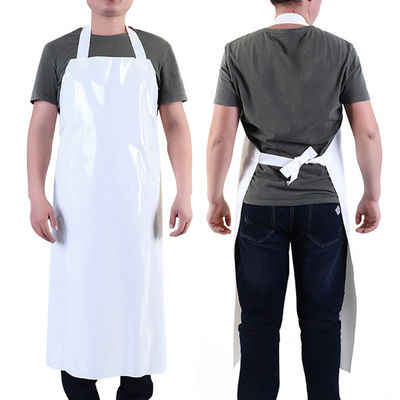 Restaurant Bar Custom Logo Gedrukt Waterdicht Plastic Rubber Vinyl Bib Las Slager TPU Schort