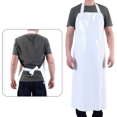 Restaurant Bar Custom Logo Gedrukt Waterdicht Plastic Rubber Vinyl Bib Las Slager TPU Schort