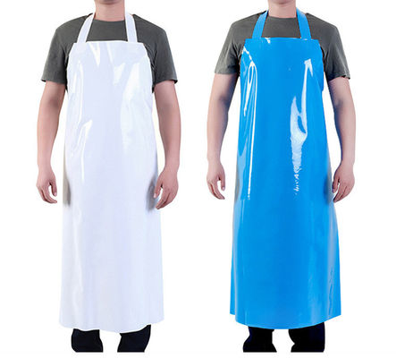 Restaurant Bar Custom Logo Gedrukt Waterdicht Plastic Rubber Vinyl Bib Las Slager TPU Schort