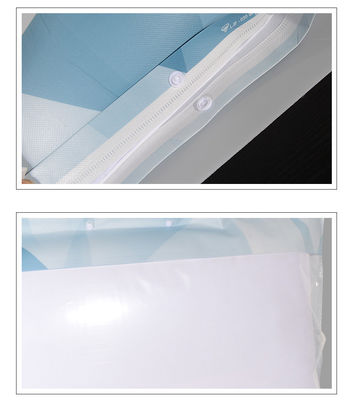 Gepersonaliseerde kleur PVC en niet-geweven zak voor dekbedverpakking met aangepaste decoratie