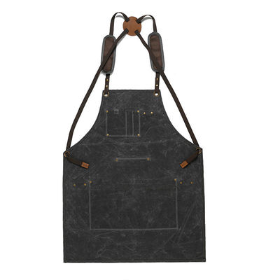 Custom Heavy Duty Canvas Tool Schort voor werken en koken BBQ nieuwste modieuze