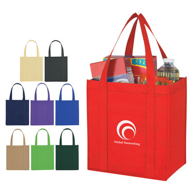 Nieuwste modieuze stijl Custom Printed Nonwoven Fabric Grocery Totebag Producenten
