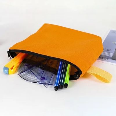 Custom Logo Printed Canvas Zipper Make-up Bag met milieuvriendelijk en duurzaam materiaal