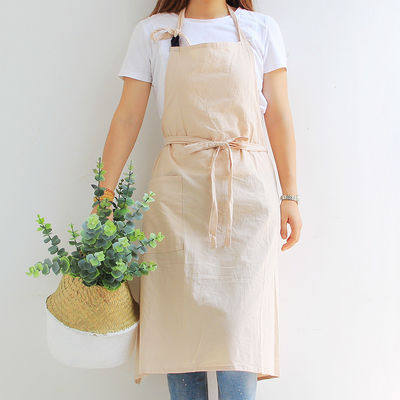 OEM/ODM Acceptabel Custom Design Cotton Linen Schort voor Keuken Kook Chef Huishouden