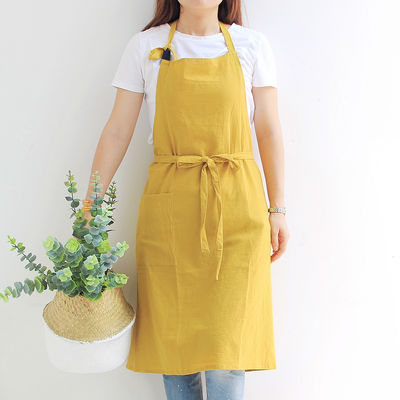 OEM/ODM Acceptabel Custom Design Cotton Linen Schort voor Keuken Kook Chef Huishouden