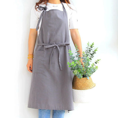 OEM/ODM Acceptabel Custom Design Cotton Linen Schort voor Keuken Kook Chef Huishouden