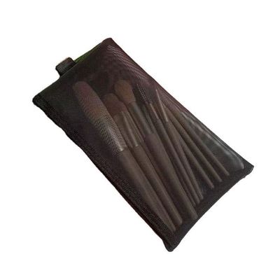 Black Mesh Bags Custom Duurzame make-up en reisopslagzakken met Mesh Zipper Pouch