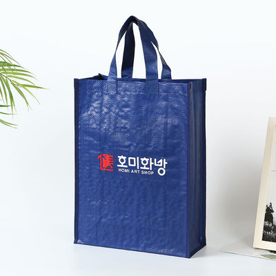 Op maat gemaakte drukwerk van niet-geweven stof voor hergebruik Shopping Tote Bags met logo