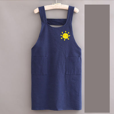 Custom logo Canvas Chef Cotton Unisex Uniform Schort voor commerciële keuken Salon Barber