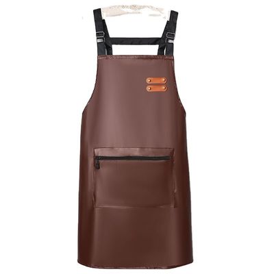 Custom Fashion Leather Chef Schort voor BBQ en Werktuigondersteuning 7 dagen Voorbeeld bestelling