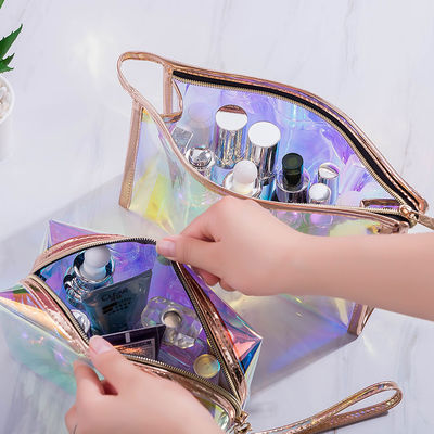 TPU-transparante cosmetische zak Custom Logo Beauty Multifunctionele laser cosmetische zak