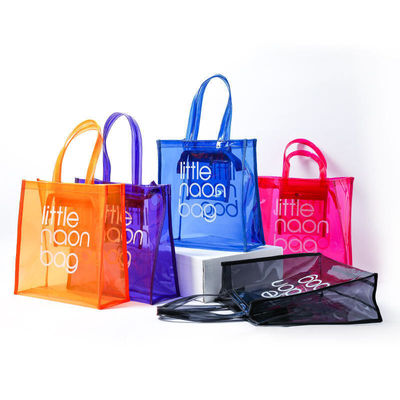 Geïnclusief doos Custom Logo Duidelijke transparante PVC-tas met rits en zak