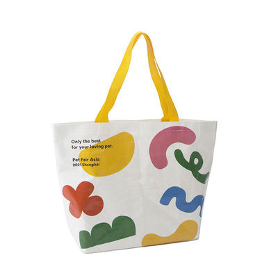 Eco-vriendelijke PP-geweven zak met zwaar werk Custom Design Full Color Printing Gelamineerd