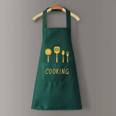 Denim schort aangepast logo voor chef sublimatie waterdicht katoen polyester schort