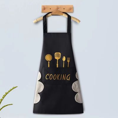 Denim schort aangepast logo voor chef sublimatie waterdicht katoen polyester schort