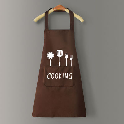 Denim schort aangepast logo voor chef sublimatie waterdicht katoen polyester schort