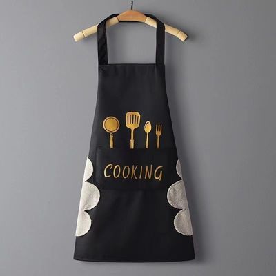Denim schort aangepast logo voor chef sublimatie waterdicht katoen polyester schort