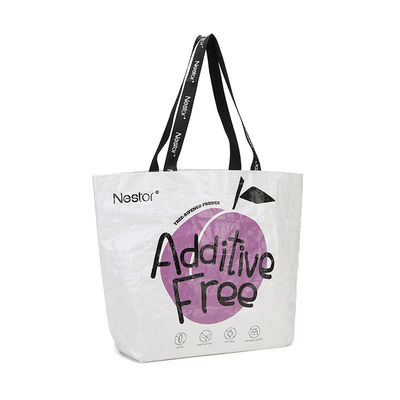Custom Size Fashion Tote Bag met multi-color logo gedrukt gelamineerd PP geweven materiaal