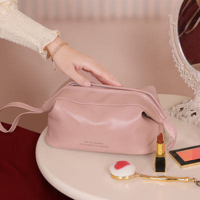 Beste PU cosmetische tas aangepast logo make-up zak voor vrouwen