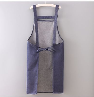 Custom Denim kapper Tuingereedschap voorhang met zakken Ondersteuning 7 dagen Voorbeeld bestelling