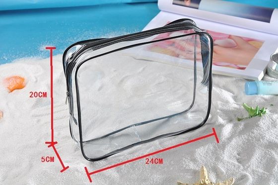3-pc kristalhelder cosmetische tas voor reizen en toilettoestellen OEM/ODM aanvaardbaar