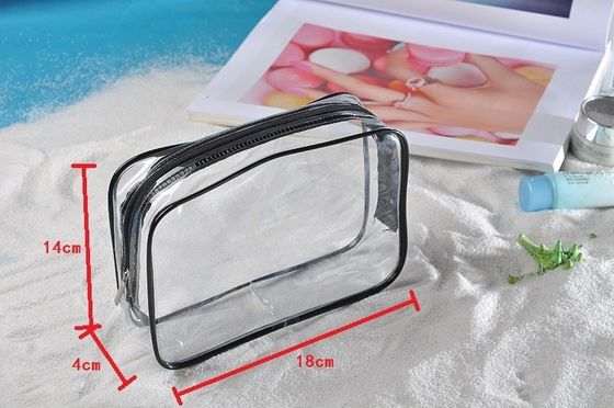 3-pc kristalhelder cosmetische tas voor reizen en toilettoestellen OEM/ODM aanvaardbaar