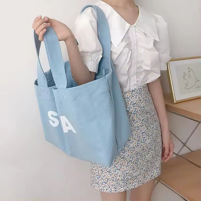 Milieuvriendelijke Custom Tote winkeltas met opvouwbaar ontwerp en afdrukpatroon