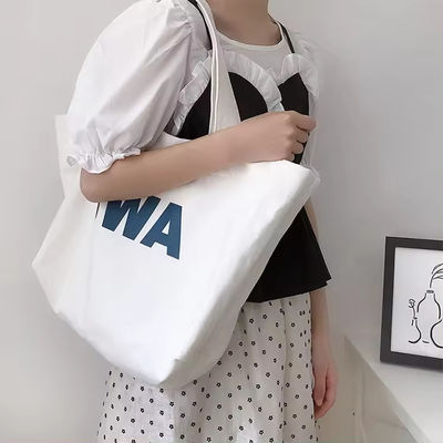 Milieuvriendelijke Custom Tote winkeltas met opvouwbaar ontwerp en afdrukpatroon