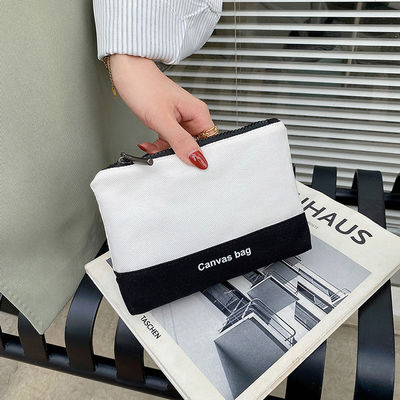Briefpatroon Canvas Cosmetische zak voor kleine toiletzak