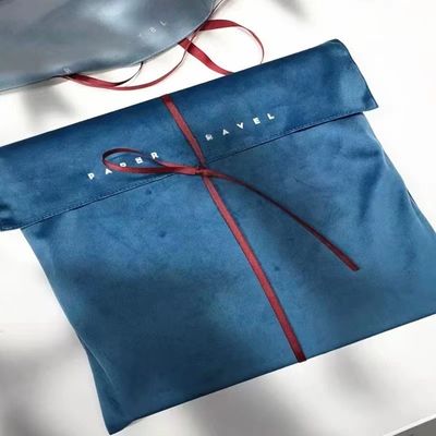 Custom Logo Printed Bowknot Flip Packaging Bag voor Vintage Style Packaging Solutions