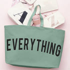 Unisex Custom Printed Fabric Shopping Tote Bag met grote capaciteit en aangepaste kleur