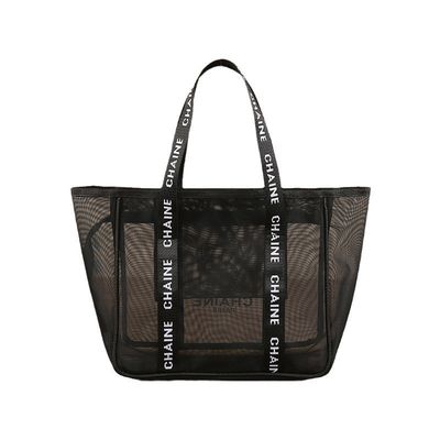 Custom Logo Tote Bag Grote markt Kruideniersware Gift Beach Net Nylon Mesh Shopping