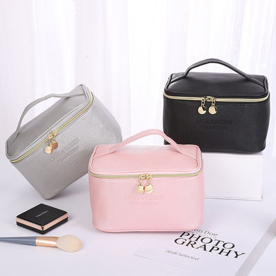 Briefpatroon Fluweel Cosmetische Tas Set van 3 voor Vrouwen Reis Beauty Zipper Organisator