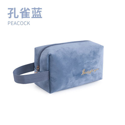 Gepersonaliseerd logo Custom make-up tas Cases Pouch Set Private Label Fluwelen Cosmetische Tas