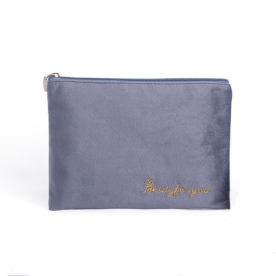 Gepersonaliseerd logo Custom make-up tas Cases Pouch Set Private Label Fluwelen Cosmetische Tas