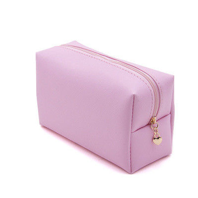 Gepersonaliseerd logo Draagbare reis schoonheid make-up tas met rits sluiting en gepersonaliseerd logo