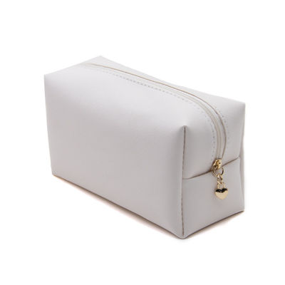 Gepersonaliseerd logo Draagbare reis schoonheid make-up tas met rits sluiting en gepersonaliseerd logo