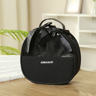 Zipper sluiting Lady Beauty Case voor professionele dames Solid patroon en handvat ontwerp