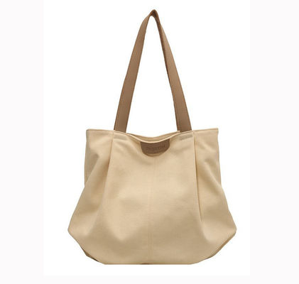 Luxe vrouw Tote Handtas Mode Crossbody Tote Tas Canvas met zakken Custom Logo Polyester bekleding