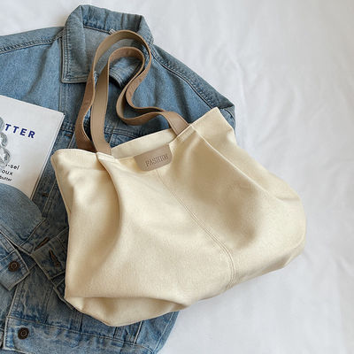 Luxe vrouw Tote Handtas Mode Crossbody Tote Tas Canvas met zakken Custom Logo Polyester bekleding