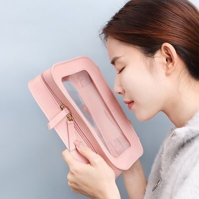 Roze huid cosmetische zak met aanvaardbaar OEM/ODM en solide patroon type